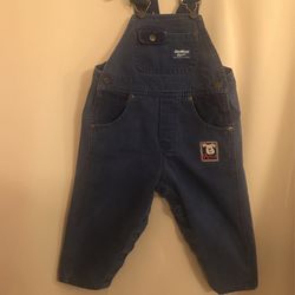 Vintage Navy Blue OshKosh B’Gosh overalls